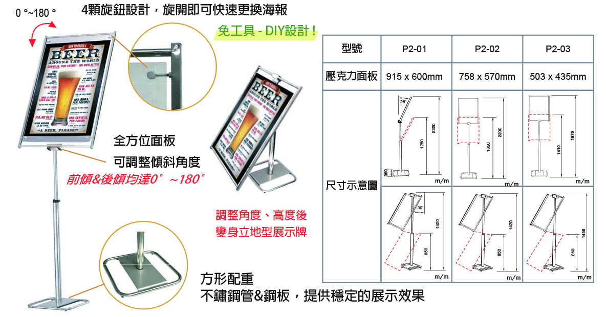 P2多功能告示牌特色